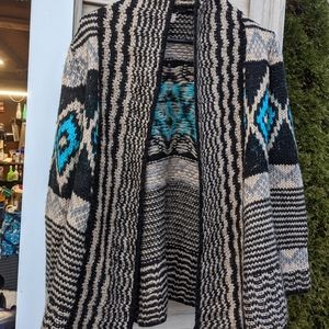 Pink Republic Open Flowy Cardigan Sweater Size XS